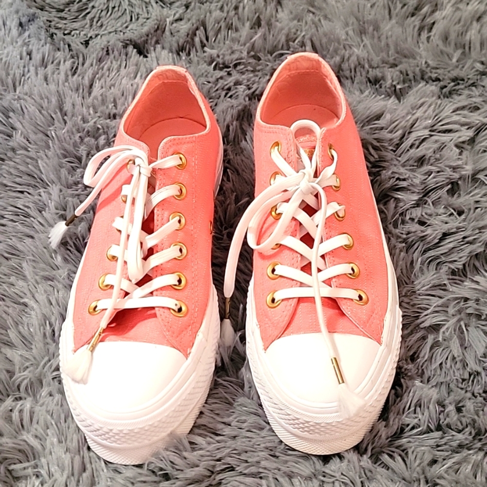 Converse Ctas Lift OX Canvas Drifwood Pink
